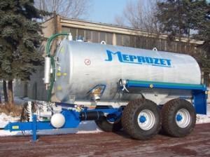 MEPROZET 12000 l – 14000 l tandem Beczkowóz Beczka